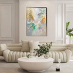Floral 740 Canvas Art 60 x 40 cm / Black