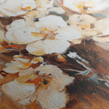 Floral 741 Canvas Art 60 x 40 cm / Black