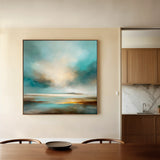 Abstract 742 Canvas Art 60 x 60 cm / Black