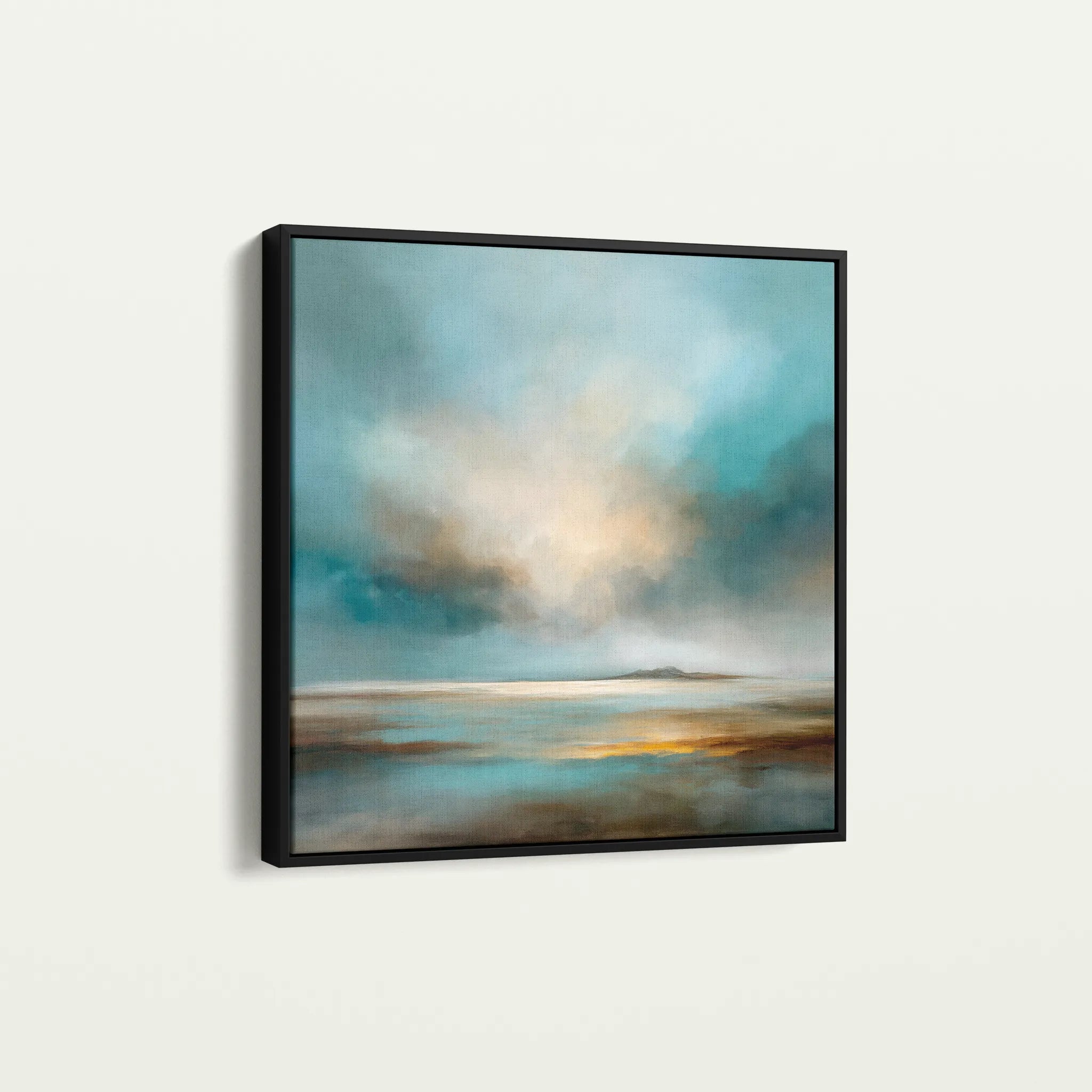 Abstract 742 Canvas Art 60 x 60 cm / Black