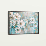 Floral 742 Canvas Art 60 x 40 cm / Black