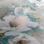 Floral 742 Canvas Art 60 x 40 cm / Black