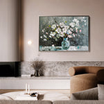 Floral 743 Canvas Art 60 x 40 cm / Black
