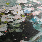 Floral 743 Canvas Art 60 x 40 cm / Black
