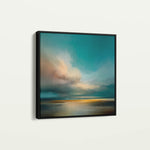 Abstract 744 Canvas Art 60 x 60 cm / Black