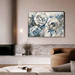 Floral 744 Canvas Art 60 x 40 cm / Black