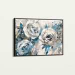 Floral 744 Canvas Art 60 x 40 cm / Black