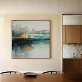 Abstract 745 Canvas Art 60 x 60 cm / Black