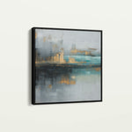 Abstract 745 Canvas Art 60 x 60 cm / Black