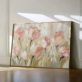 Floral 745 Canvas Art 60 x 40 cm / Black