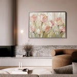 Floral 745 Canvas Art 60 x 40 cm / Black