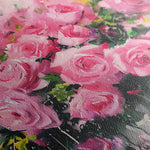 Floral 746 Canvas Art 60 x 40 cm / Black