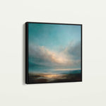 Abstract 747 Canvas Art 60 x 60 cm / Black