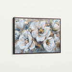 Floral 747 Canvas Art 60 x 40 cm / Black