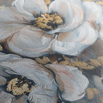 Floral 747 Canvas Art 60 x 40 cm / Black