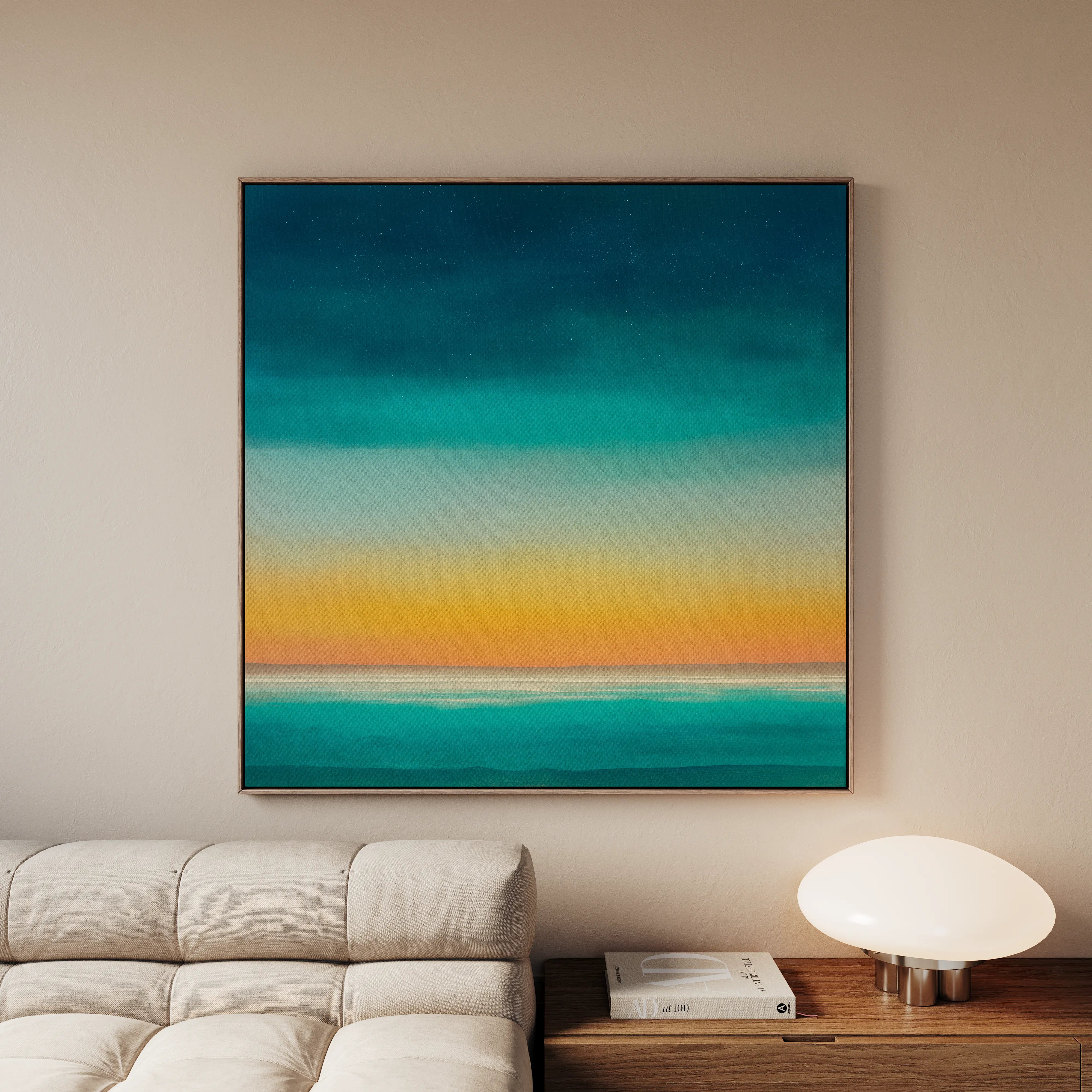 Abstract 748 Canvas Art 60 x 60 cm / Black