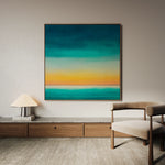 Abstract 748 Canvas Art 60 x 60 cm / Black