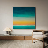 Abstract 748 Canvas Art 60 x 60 cm / Black