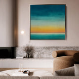 Abstract 748 Canvas Art 60 x 60 cm / Black