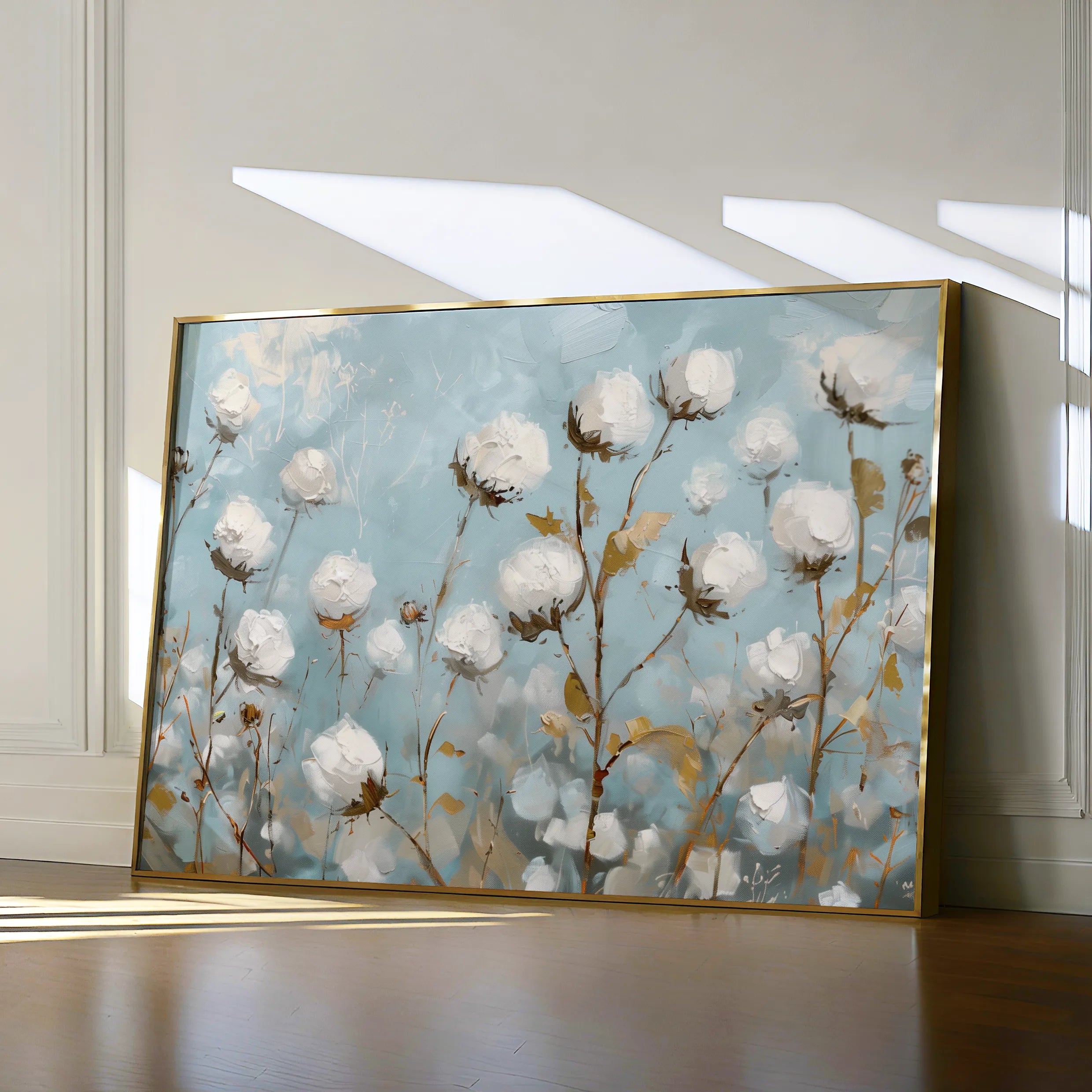 Floral 748 Canvas Art 60 x 40 cm / Black