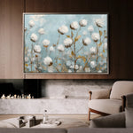 Floral 748 Canvas Art 60 x 40 cm / Black