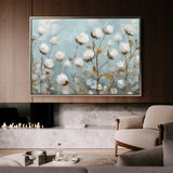 Floral 748 Canvas Art 60 x 40 cm / Black