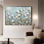 Floral 748 Canvas Art 60 x 40 cm / Black
