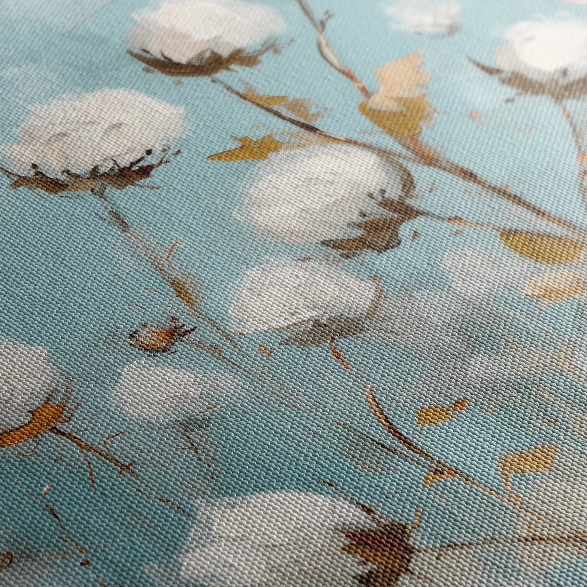 Floral 748 Canvas Art 60 x 40 cm / Black
