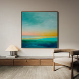 Abstract 749 Canvas Art 60 x 60 cm / Black