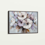 Floral 749 Canvas Art 60 x 40 cm / Black