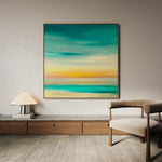 Abstract 750 Canvas Art 60 x 60 cm / Black