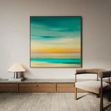Abstract 750 Canvas Art 60 x 60 cm / Black