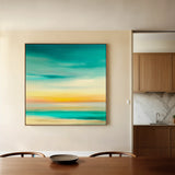 Abstract 750 Canvas Art 60 x 60 cm / Black