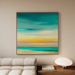 Abstract 750 Canvas Art 60 x 60 cm / Black