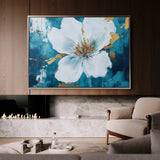 Floral 750 Canvas Art 60 x 40 cm / Black