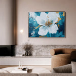 Floral 750 Canvas Art 60 x 40 cm / Black