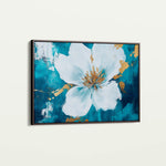 Floral 750 Canvas Art 60 x 40 cm / Black