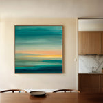 Abstract 751 Canvas Art 60 x 60 cm / Black