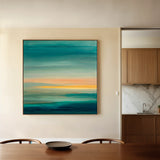 Abstract 751 Canvas Art 60 x 60 cm / Black