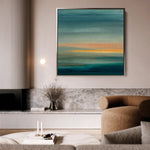 Abstract 751 Canvas Art 60 x 60 cm / Black