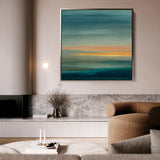 Abstract 751 Canvas Art 60 x 60 cm / Black