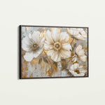 Floral 751 Canvas Art 60 x 40 cm / Black