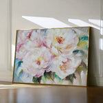 Floral 753 Canvas Art 60 x 40 cm / Black
