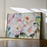 Floral 753 Canvas Art 60 x 40 cm / Black