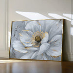 Floral 754 Canvas Art 60 x 40 cm / Black