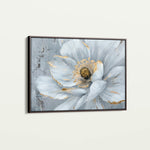 Floral 754 Canvas Art 60 x 40 cm / Black
