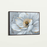 Floral 754 Canvas Art 60 x 40 cm / Black