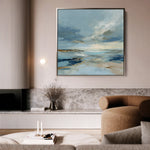 Abstract 755 Canvas Art 60 x 60 cm / Black