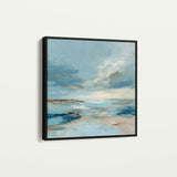 Abstract 755 Canvas Art 60 x 60 cm / Black