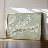 Floral 755 Canvas Art 60 x 40 cm / Black